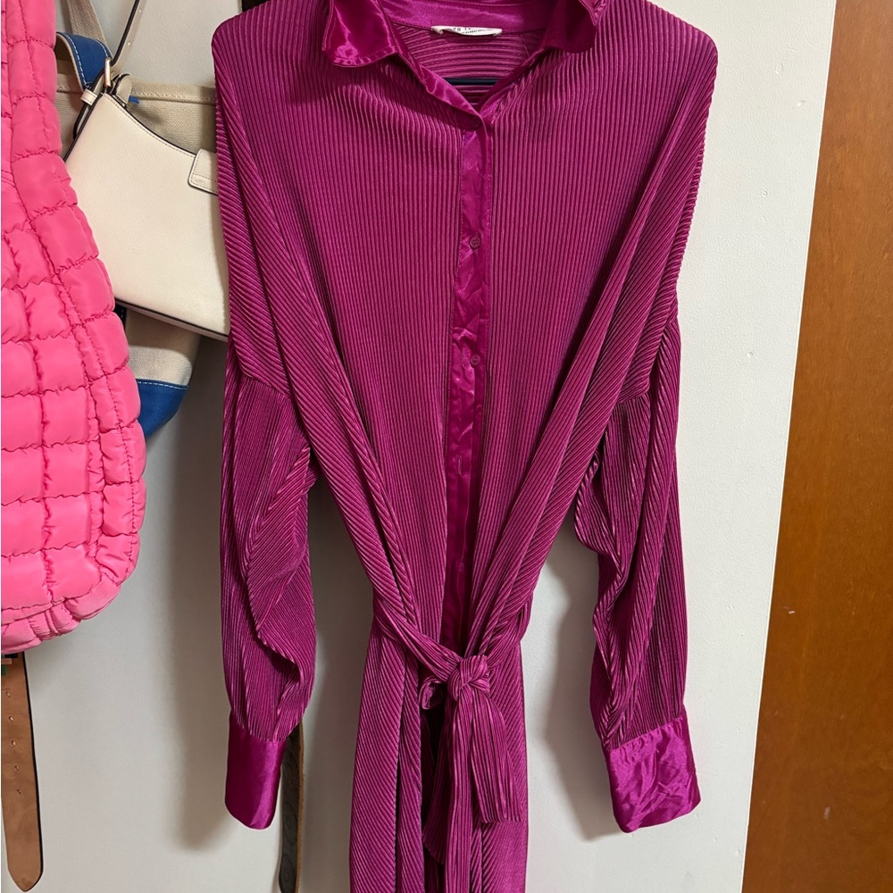 12th Tribe Magenta Dress - Picture 3 of 4
